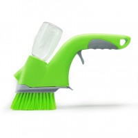 Plastic green Car Cleaner Spray Scrub window Brush