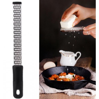 2020 New Stainless Steel Cheese Long Planing Planer and Cleaning Brush Set Lemon Zester & Mozzarella Cheese Grater for Vegetable