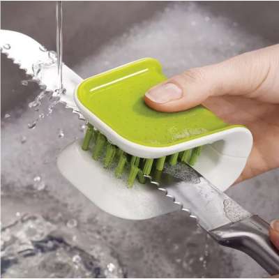 2020 Brand New U-shaped Cleaning Brush Multifunction Heavy Duty Dishwashing Appliance for Knife Fork Chopsticks Kitchen Supplies