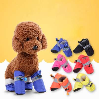 2020 Brand New Dog Footwear Cover Puppy Snow Boots Non-Slip Soft Pet Waterproof Rain Shoes Skidproof Sneakers Paw Protectors