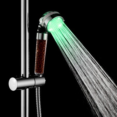 2019 New Anion  Colorful LED Shower Head Magnetic therapy SPA  water controlled